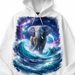 White Hoodie, Elephant Art