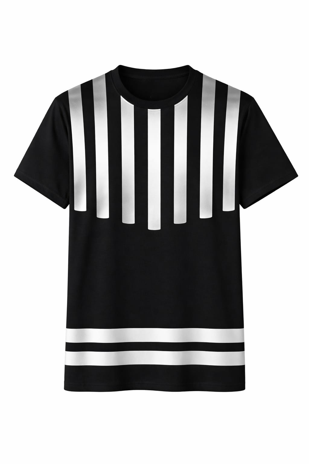 Urban Monochrome Stripe Tee